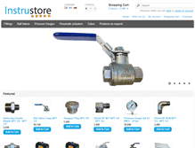 Tablet Screenshot of instrustore.com